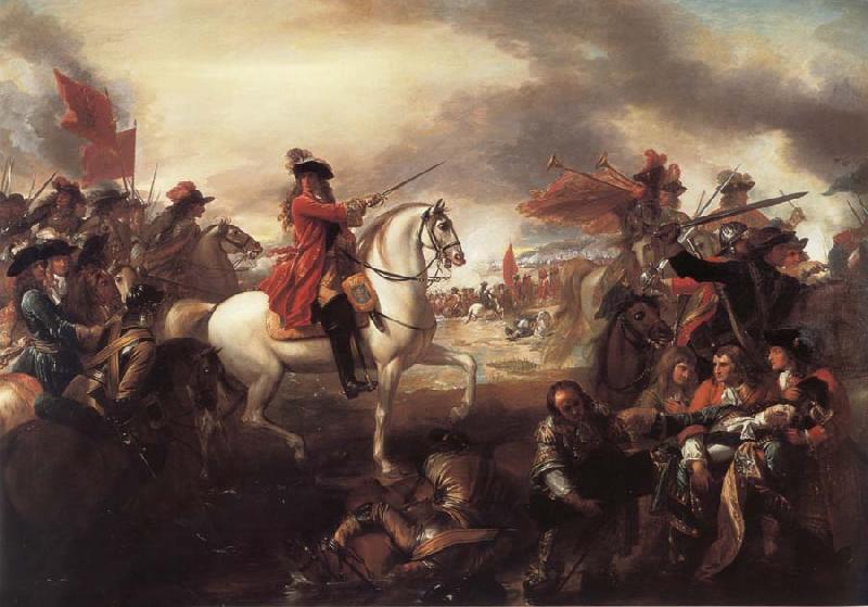 Benjamin West The Battle of the Boyne Germany oil painting art